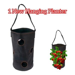 Black Hanging Planter